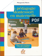 La Pédagogie Montessori en Maternelle Pour Une Pratique À L'école Publique PDF