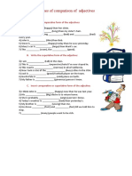 Degrees of Comparison of Adjectives: A. Write The Comparative Form of The Adjectives