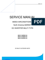 Service Manual: Midea Airconditioner North America MARKET DC Inverter Multi Type