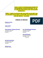 1 For CivilEngineering Working in IT ItineraryOfServices SpecialtyOccupation SupportingDocument