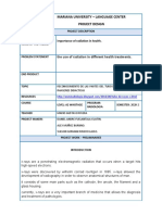 Mariana University - Language Center Project Design: Importance of Radiation in Health