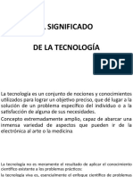 Significado de Tecnología