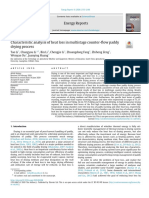 Characteristic Analysis of Heat Loss in Multistage Counter-Flow Paddy Drying Process