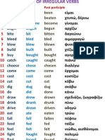 Irregular Verbs