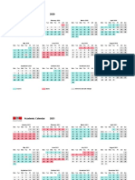 Academic Calendar 2020: January 2020 February 2020 March 2020 April 2020