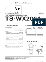 TS-WX206A Pioneer Service