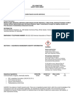 Admixture MSDS