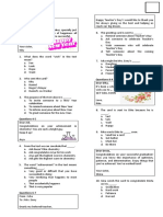 A. Choose The Right Answers. Questions 1-3