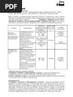 BEML Limited: (A Govt of India Undertaking)