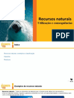 Recursos Naturais - Utilização e Consequências