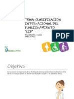 Clasificación Internacional Del Funcionamiento CIF