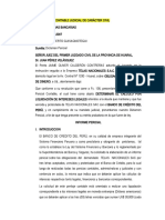 CASO DE PERITAJE CONTABLE JUDICIAL DE CARÁCTER CIVIL Exposecion Lunes