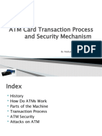 ATM Card Transaction Process and Security Mechanism