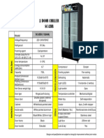 2 Door Chiller SC-2DB: Model