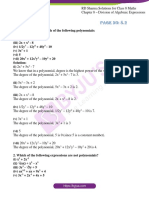 RD Sharma Class 8 Maths Chapter 8 Division of Algebraic Expressions PDF