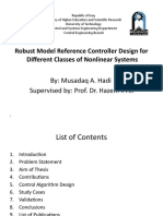 Robust Model Reference Controller Design For Different Classes of Nonlinear Systems