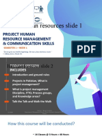 Human Resources Slide 1: Project Human Resource Management & Communication Skills