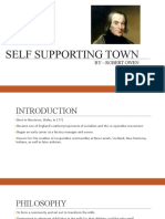 Self Supporting Town: by - Robert Owen