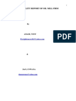 Feasibility Report of Oil Mill Firm PDF