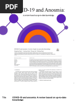 COVID-19 and Anosmia:: A Review Based On Up-To-Date Knowledge