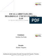 Escala Abreviada Del Desarrollo Unicef Colombia EAD: Dr. NELSON ORTIZ PINILLA Consultor - Unicef