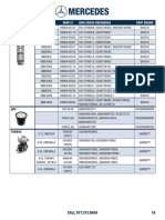 Mercedes: Part Type Engine Mwfi # Oem Cross Reference Part Brand