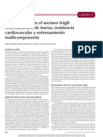 Ejercicio Físico en El Anciano Frágil: Entrenamiento de Fuerza, Resistencia Cardiovascular y Entrenamiento Multicomponente