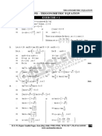 Solutions - Trigonometric Equation: Exercise # 1