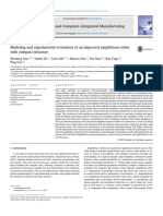 Modeling and Experimental Evaluation of An Improved Amphibious Robot With Compact Structure