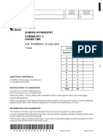 Science A/Chemistry Higher Tier: A.M. THURSDAY, 12 June 2014 1 Hour