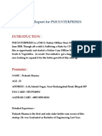 Project Report For PSH ENTERPRISES 1 PDF