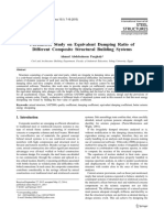 Parametric Study On Equivalent Damping Ratio of Different Composite Structural Building Systems