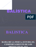 Clase de Balistica