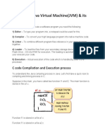 Working of Java Virtual Machine (JVM) & Its Architecture: C Code Compilation and Execution Process