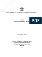 Guía de Aprendizaje Nº2 Gestión de La Información - Estadística