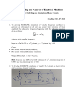 EE 528 Modelling and Analysis of Electrical Machines