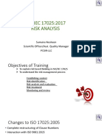 ISO/IEC 17025:2017 Risk Analysis: Sumaira Nosheen Scientific Officer/Asst. Quality Manager Pcsir-Llc