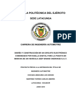 Diseño y Construccion de Un Circuito Electronico Comandado Por Huella Digital para La Puesta en Marcha PDF