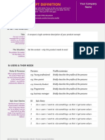 The Product Concept Definition Form