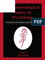 Rolf Von Eckartsberg (Auth.), Ron Valle (Eds.) - Phenomenological Inquiry in Psychology - Existential and Transpersonal Dimensions-Springer US (1998) PDF