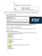 EVALUACIÓN - DIAGNÓSTICA Ing .Metodos