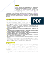 Declaracion de Alma Ata y Carta de Ottawa