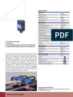 Reflex Sensor: With Background Suppression