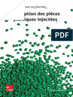 Conception Des Pieces Plastiques Injectees - Sommaire