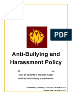 Anti Bullying and Harassment Policy March 2019 Pub