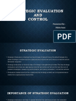 Strategic Evaluation and Control