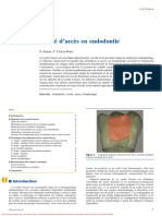 Cavité D'accès en Endodontie