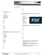 Review Tests 1 - HL - Key