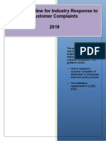 FSIS Guideline For Industry Response To Customer Complaints 2019