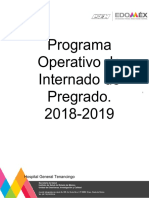 Q 28 9 Programa Operativo de Internado Medico H G Tenancingo PDF